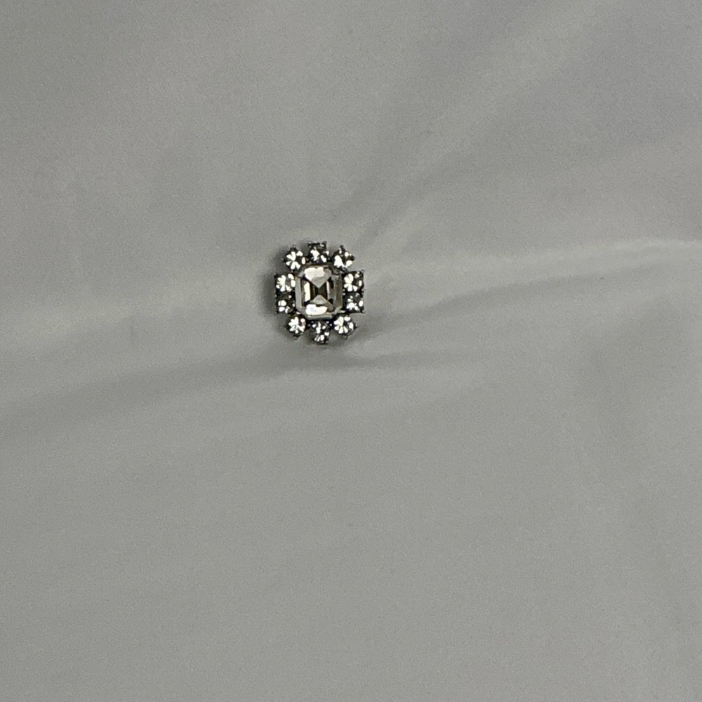 Silver Rhinestone Crocs Charms - Picture 2 of 3